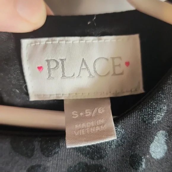 Place Black Dress Girls Size S (5/6) - Picture 3 of 4